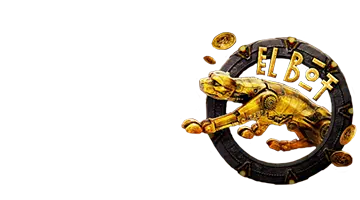 A golden mechanical hand and coins symbolize the Telegram bonus at Eldorado Internet Casino, which can be earned by participating in promotions via the messenger.