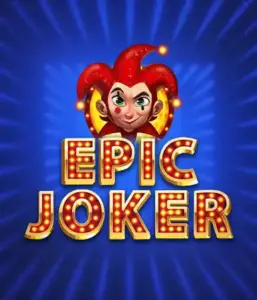 Step into the vibrant world of Epic Joker slot by Relax Gaming, featuring a cheerful joker with a vivid hairstyle amid a dazzling blue background. This graphic portrays the fun and excitement of classic slots, perfect for those who love traditional gameplay, delivering a captivating adventure.