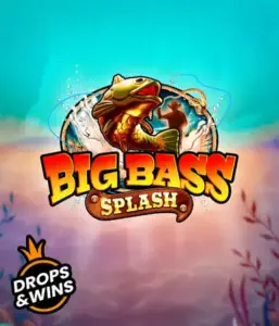 Dive into the thrilling adventure of Big Bass Splash slot by Pragmatic Play, featuring a dynamic fish leaping out of water. This image depicts the spirit of angling with bold graphics and lively typography. Ideal for those who love fishing-themed games, delivering a thrilling adventure. 